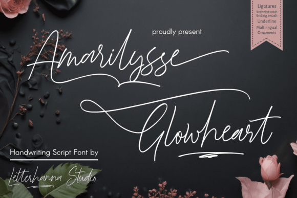 Amarilysse Glowheart: A Script for Modern Elegance