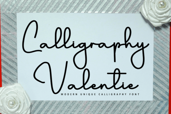 Calligraphy Valentie: A Modern Evaluation for Elegant Design Projects