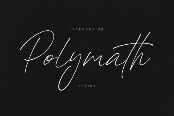 Capturing the Breezy Elegance of Authentic Penmanship with Polymath
