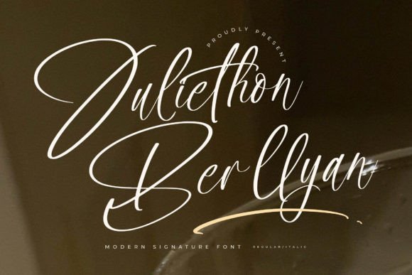 Elevating Brand Identity with the Juliethon Berllyan Typeface