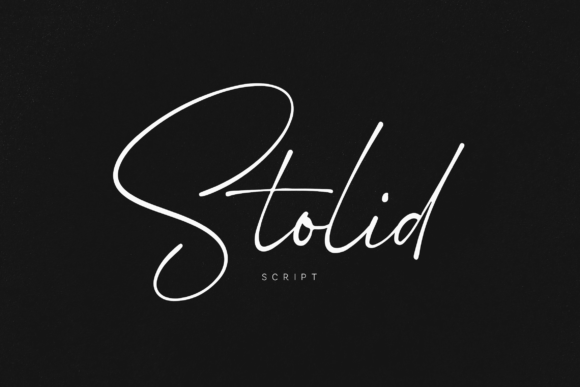 Elevating Digital Identity with Stolid Script: The Art of Relaxed Sophistication