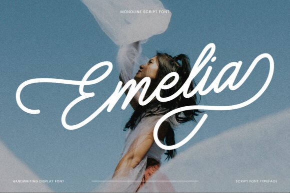 Emelia: A Charming Monoline Script for Elegant Branding
