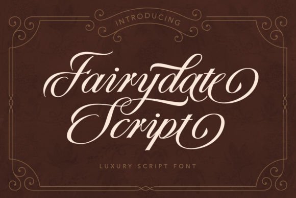Fairydate: Elevating Design with Luxury Script Elegance