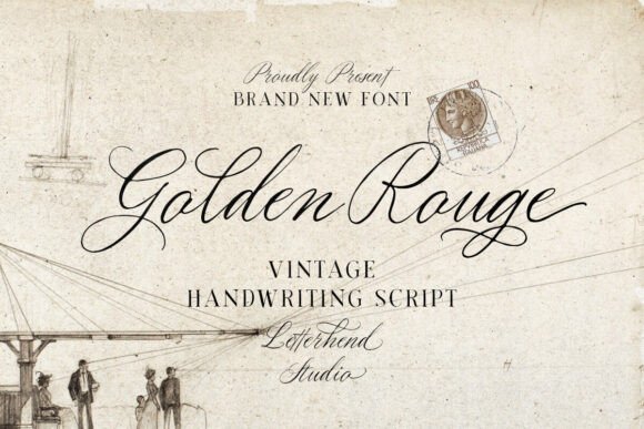 Golden Rouge: Elevating Your Design with Vintage Elegance
