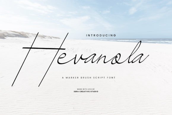 Hevanola: Mastering the Art of Spontaneous Script Design