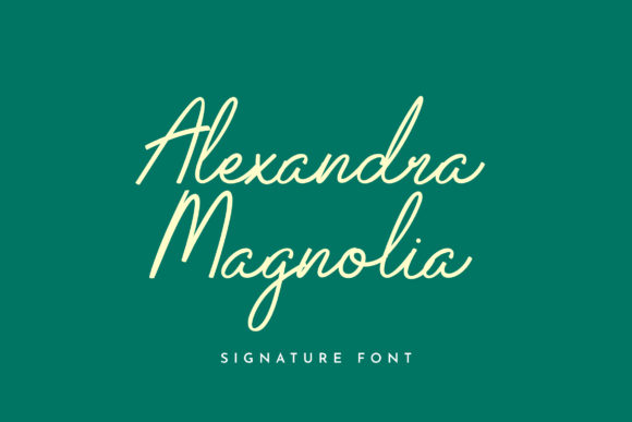 Introducing Alexandra Magnolia: The Elegant Script for Modern Design