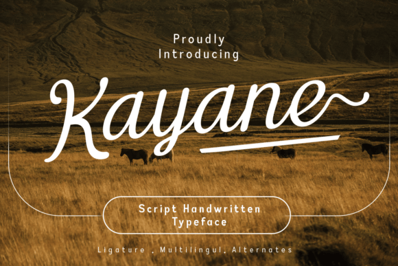 Kayane: Elevate Your Design with Elegant Script Typography