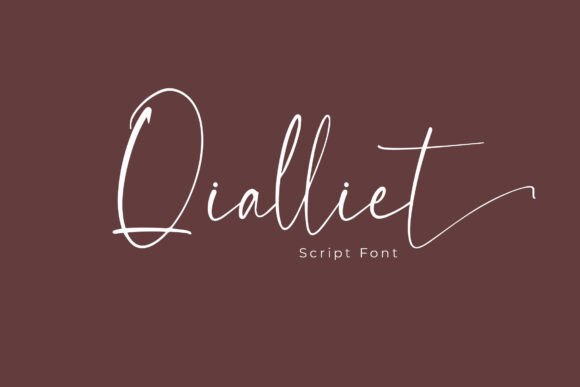 Qialliet: A Minimalist Script for Refined Branding