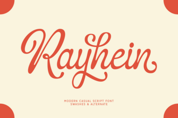 Rayhein: The Modern Script for Confident Branding and Creative Workflows