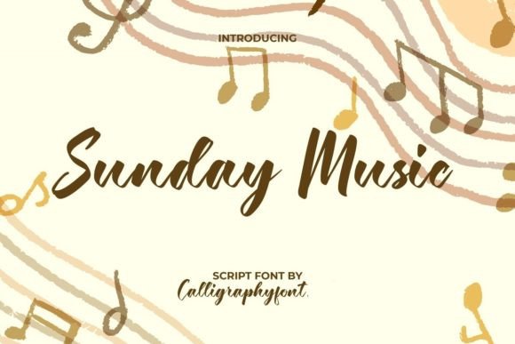 Sunday Music: A Bold Calligraphic Script for Modern Creative Workflows