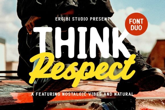 Think Respect: A Retro-Modern Font for Bold Designs