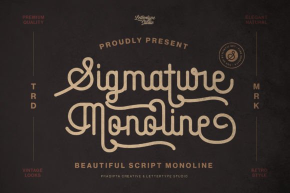 Unlocking Retro Elegance with Sigmature Monoline