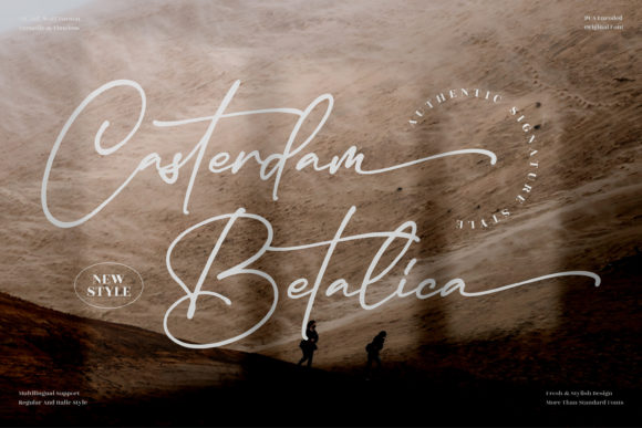 Unveiling Casterdam Baletica: The Vintage Script That Redefines Fashion Branding