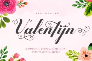 Valentijn: The Royal Script Font for Romantic Designs
